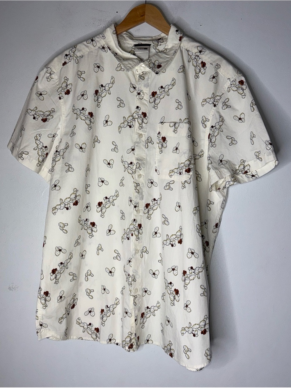 The North Face Baytrail Pattern Shirt Desert Cactus All Over Print Men’s XXL